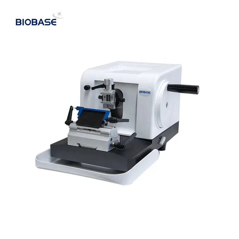 Biobase Manufacturer high-precision Manual Rotary Microtome BK-2258 with Large-volume removable waste tray