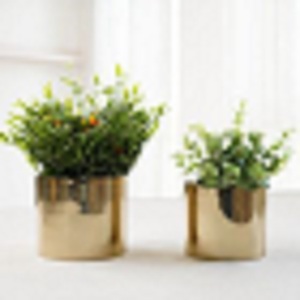 Premium Elegant Handcrafted Modern Wedding Metal Flower Pot Creative Eco-Friendly Finish Home Decor Tabletop <b>Vase</b> - Product Image 3