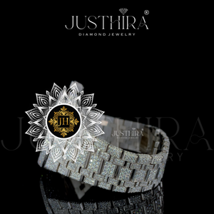 Reloj de Diamantes con Incrustaciones Blancas de Calidad de Exportación, con Acero Inoxidable para Hombre, Accesorios de Moda Disponibles a un Precio Accesible - Product Image 4