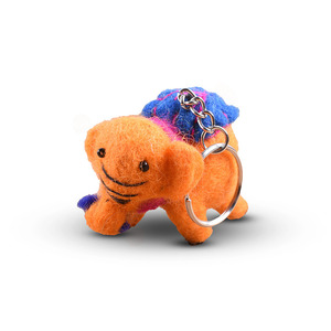 Llavero de Peluche con Forma de Elefante Feliz para Agregar un Toque Animado a tus Llaves - Product Image 1