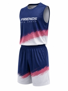 Conjuntos de Camisetas y Pantalones Cortos de Baloncesto Sublimados Personalizados, Tallas Grandes, Ecológicos, Ligeros, Uniformes para Hombre, 100% Poliéster - Product Image 5