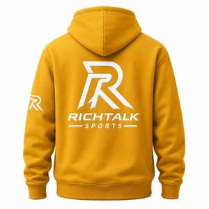 Hoodies brodés effet vieilli, 100% coton, pour homme, hiver, service OEM, écologiques, séchage rapide, avec poche, vente en gros, les plus vendus - Product Image 2