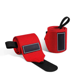 Bandes de maintien pour poignets de haute qualité, confortables, réglables, élastiques, avec motif imprimé, pour la gym et le fitness, vente en gros - Product Image 1