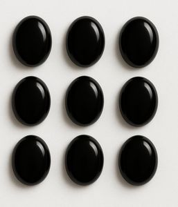 พลอยออนิกซ์สีดำคุณภาพสูง พลอยออนิกซ์สีดำธรรมชาติ รูปทรงผสมผสาน สำหรับทำเครื่องประดับ - Product Image 1