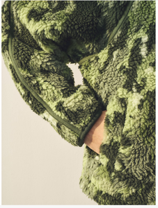 Sweat-shirt à capuche oversize en coton épais à col rond avec broderie de logo personnalisé et doublure en molleton pour femme - Product Image 5