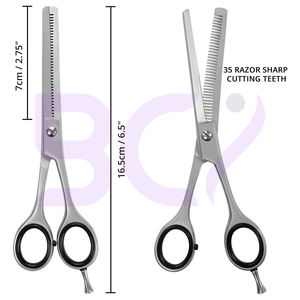 Ciseaux de démêlage unilatéraux 6,0 pouces, ciseaux à cheveux 32 dents, ciseaux de coiffure texturants pour salon - Product Image 2