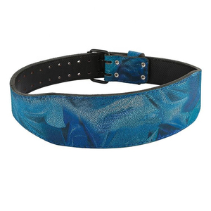 Custom Logo Cowhide Leather Power Weight Lifting Belt for Gym Competition Grade Cowhide Powerlifting Belts - Product Image 1