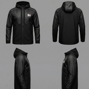 Bulk Supply Unisex Hooded <b>Waterproof</b> Windbreaker <b>Jacket</b> Custom Branding Streetwear <b>Winter</b> Coated - Product Image 6