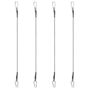 เชือกยาง4ชิ้นพร้อมห่วงเกี่ยวนิรภัยสำหรับอุปกรณ์ผ้าใบกันน้ำ - Product Image 2