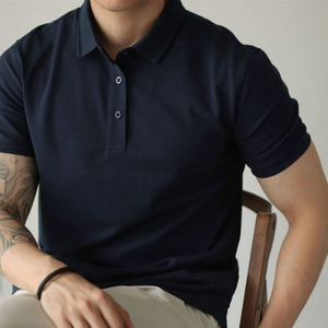 Camisa Casual de Negocios para Hombre, de Alta Calidad, Manga Corta, Verano, Tejida, Lisa, con Botones al Frente, de Secado Rápido, Hecha en Bangladesh - Product Image 4