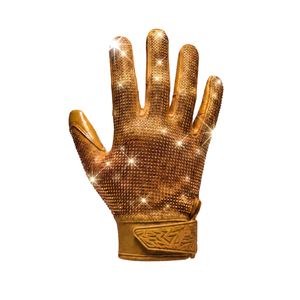 Gants de football américain personnalisés avec strass camouflage pour hommes, respirants, pour sports de plein air, avec paume antidérapante, pour jeunes, vente en gros, marque personnalisée - Product Image 3