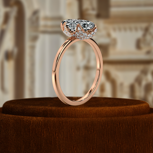 Anillo de Compromiso Solitario Marquise para Mujer, Anillo de Diamante Cultivado en Laboratorio de 1 Quilate, Anillo de Boda con Diamante Certificado por IGI, Anillo de Oro Blanco - Product Image 2