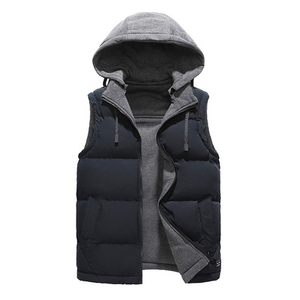 Gilet matelassé léger pour homme, sans manches, isolé, chaud, décontracté, confortable, pour l'hiver et le quotidien - Product Image 1