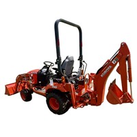 Minicargadora Retroexcavadora Kubota BX23 con Motor y Caja de Cambios, Tracción en las 4 Ruedas - Excavación Fácil, Envío Gratuito y Calidad Confiable