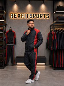 REXFIT SPORTS 2026 Ensemble court personnalisé en nylon pour homme, vêtements de sport légers, survêtement deux pièces, veste et short, streetwear - Product Image 5
