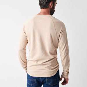 Camiseta Henley de Manga Corta para Hombre, 100% Algodón, Tejido de Punto, Corte Regular Informal, Antiarrugas, Top de Verano - Product Image 6