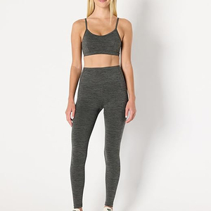 Softest Charcoal Grey Womens Sports <b>Bra</b> <b>Thin</b> <b>Strap</b> Seamless Loungewear Bralette V-Neck Everyday Top - Product Image 5