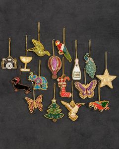 Beaded <b>Gin</b> Bottle Christmas Ornament - Product Image 3