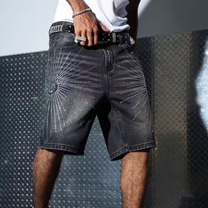 Custom <b>Men's</b> Straight Denim <b>Shorts</b> Streetwear Style Comfortable <b>Jeans</b> <b>Short</b> for <b>Men</b> Charcoal Color Acid Washed <b>Men</b> Denim 2026 - Product Image 6