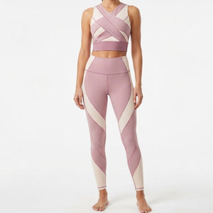 Ropa Deportiva Transpirable de Fácil Cuidado para Mujer, Conjuntos de Yoga para Ejercicio, Entrenamiento de Yoga, Fitness y Ropa Deportiva Diaria para Mujer - Product Image 1