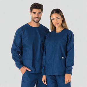 Camisa de Trabajo para Hospital, Uniformes Médicos Unisex, Mangas Largas, Camisas de Enfermería - Product Image 4