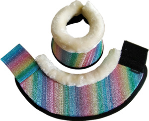 Protège-ongles pour chevaux en néoprène rembourré, légers, hautement élastiques, imprimés numériquement avec motif guépard, protection optimale, OEM - Product Image 6