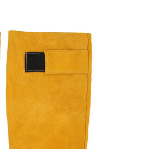 Manches de soudage en cuir de vachette fendu, résistantes à la chaleur et aux coupures, longues manches en cuir pour le soudage - Product Image 3