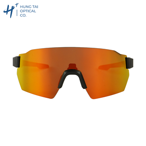 Fabricante al por mayor gafas de sol de acero inoxidable lente de policarbonato ISO9001 aprobado antivaho Taiwán PC espejo Unisex - Product Image 1