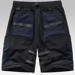 Pantalones Cortos Cargo de Trabajo 100% Algodón para Hombre, Transpirables, de Verano, Holgados, de Cinco Partes, Casuales 2026 - Product Image 2
