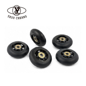 76mm 78A Replacement Mobility Scooter Wheel Soft Silent Wear Resistant Wheel for <b>Disabled</b> Pedal Scooter Rehabilitation Equipment - Product Image 3