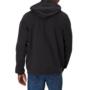 Sudadera con Capucha para Hombre, Color Sólido, Corte Regular, Felpa de Algodón, Informal, para Otoño, con Bolsillo Delantero y Capucha con Cordón Ajustable - Product Image 5
