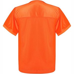 Camiseta de rugby de malla al por mayor, personalizable en colores y logotipos, presentación plana, frente y espalda alineados, tabla de tallas, diseño y estilo. - Product Image 3