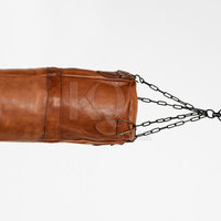 Sac de frappe professionnel en cuir de haute qualité pour MMA, boxe et entraînement de fitness, robuste, écologique, durable, personnalisable pour la maison