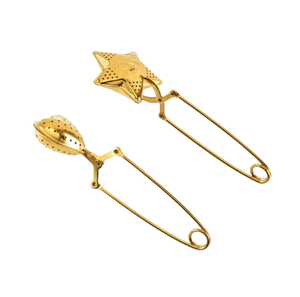 Ustensile de cuisine : Infuseur à thé de petite taille, filtre à thé en argent plaqué, passoire à café et thé expresso pour table, filtre à thé en vrac pour théière - Product Image 5