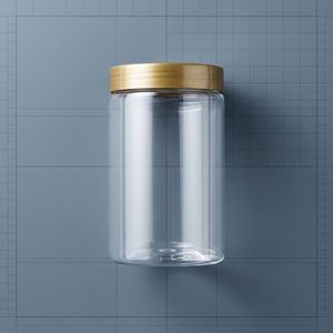 ขวดพลาสติก PET ทรงกลม 350 มล. ฝาเกลียวใส สำหรับใส่ขนม เกรดอาหาร ปลอดสาร BPA  โรงงานผลิตภาชนะบรรจุขนม ประเทศเวียดนาม - Product Image 3