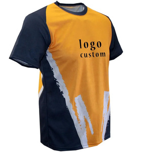 Camisetas de malla para hombre 100% poliéster con impresión por sublimación al por mayor, camisetas deportivas de malla OEM para promoción. - Product Image 4