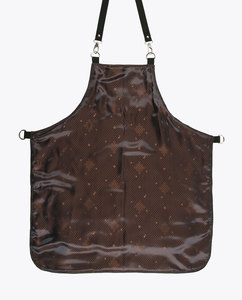 Capa de Peluquería Textil con Cintura Ajustable, Delantal Negro - Product Image 2