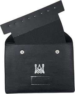 Masonic Carry Case <b>Black</b> Fux Leather(X Large) Color <b>Black</b> Material Faux Leather Inner Material Faux Leather - Product Image 1