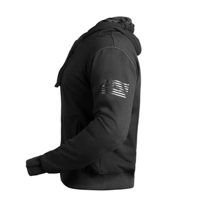 Top Quality Motorcycle Motorbike Biker Hoodie Jacket <b>Lined</b> With Hat Velvet for Warmth <b>Coat</b> Armor Motocross Fleece Hoodie - Product Image 4