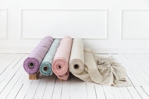 110 Inch / 280cm Wide Natural French Flax Linen Fabric, 100% Pure Stonewashed Linen Material, Wholesale Premium Textile for Cu - Product Image 4