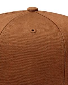 Customized Chocolate Brown <b>Flat</b> Brim Snapback <b>Cap</b> For Men Women Adjustable Cotton Baseball Hat Casual Streetwear Premium Quality - Product Image 5