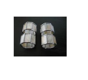 Top Rated MOP Napkin Holders For Wedding Dinner Festive <b>Mirror</b> Polished Napkin Ring Sea <b>Shell</b> Napkin Accessory For Tableware - Product Image 3