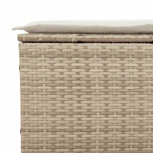 Conjunto de Sofás de Jardín en Beige y Marrón - Product Image 6
