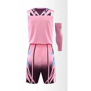 Ensemble d'uniformes de basketball unisexes sur mesure, respirants, antibactériens, grande taille, fabriqués au Pakistan, 100 % polyester élastique - Product Image 2