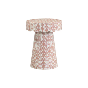 Table d'appoint moderne de qualité supérieure en nacre pour chambres et salons, design en forme de nœud, fabriquée en usine au Vietnam - Product Image 1