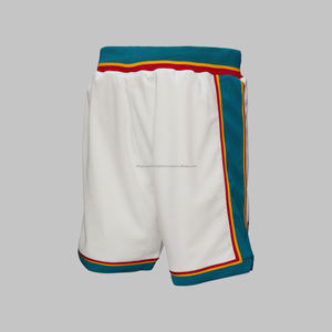 Pantalones cortos de algodón para hombre con estampado de diamantes de imitación personalizado de talla grande de verano en blanco de alta calidad de diseñador al por mayor - Product Image 6