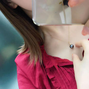 อุปกรณ์ตกแต่งไข่มุก DIY 30569 จี้เงินแท้ S925 พร้อมสร้อยคอหยกทรงมงกุฎ ขนาด 9-12 มม. ทรงกลม สำหรับเสื้อโค้ทผู้หญิง - Product Image 4