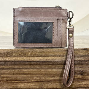 New Bulk Manufacturer 2026 Tooled Genuine Leather Card Holder <b>Zip</b> <b>Wallet</b> With Bull Skull Design Stylish ATM Card Holder Clutch - Product Image 4
