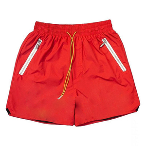 Hot Selling Men's Shorts <b>Elastic</b> Polyester Double-layer Fabric Fast Dry Summer Blank Sports Mesh Shorts high quality - Product Image 4