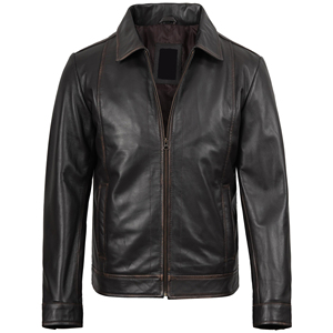Premium Custom Leather <b>Jacket</b> for Men Stylish Riding Coat Durable Windproof Casual Fashion Streetwear Outerwear - Product Image 2